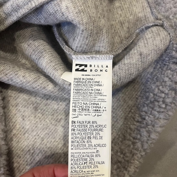 NWT Billabong Boundary Tombstone Fleece Sherpa Adventure Division Men's Medium - Picture 8 of 9